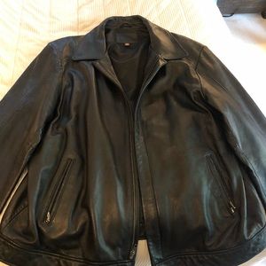 Merona Soft Mens Leather Jacket